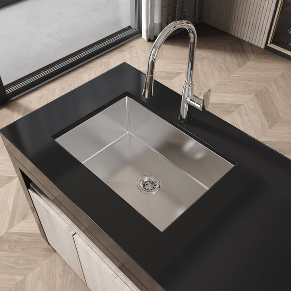 English Elm Stainless Steel Undermount Kitchen Sink Handmade 304 Grade Nano Gray Brushed Finish T3177P286043