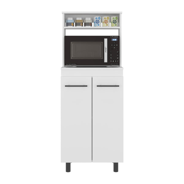 English Elm So- Hi Melamine Wall Cabinet Single Door Slim Storage for Kitchen or Laundry Room B128P485399