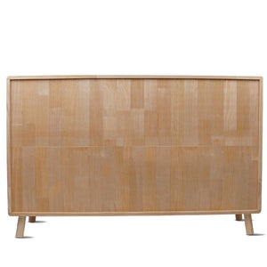 English Elm Solid Pine Seven Compartment Low Shelf Organizer for Living Room Office or Nursery W3166P271631