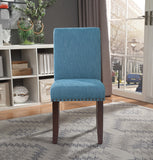 OSP Home Furnishings Parsons Dining Chair Navy Fabric