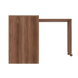 Manhattan Comfort Calabria Mid-Century Modern Desk Nut Brown 33AMC164