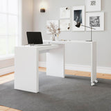 Manhattan Comfort Calabria Mid-Century Modern Desk White 33AMC6