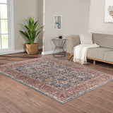 Faith Global Inspired Persian Bordered Traditional Woven Area Rug