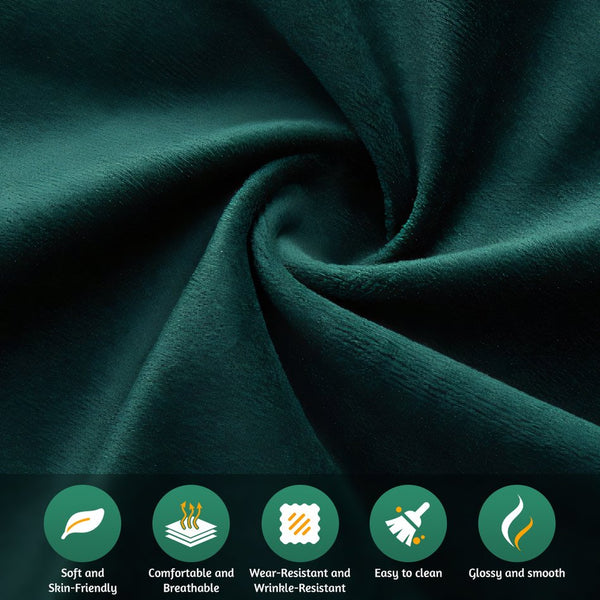 English Elm Chesterfield 3-In-1 Convertible Sleeper Sofa Bed With Movable Ottoman & Pillows - Stylish Green Velvet W1885S00176