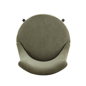 English Elm Lucia Leaf Green Chenille Barstool With Beech Wood Legs - Ergonomic Comfort & Stylish Design! B365P398047