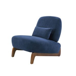 English Elm Modern Plush Accent Chair Heavily Padded Seat with Pillow for Living Room or Office W2085P381045