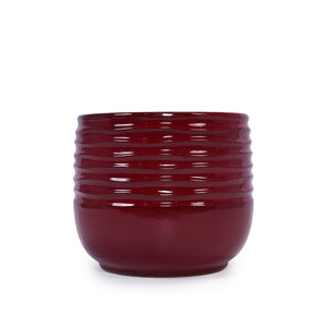 English Elm 3 Elegant Ceramic Flowerpots Set - Handcrafted Modern Planters For Patio, Garden & Windowsills W3273P321467