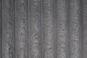 English Elm Smoke Plush Corduroy Reclining Sofa 83" - Fur-Like Texture, Thick Arms, Manual Motion Couch Comfort B011P335286