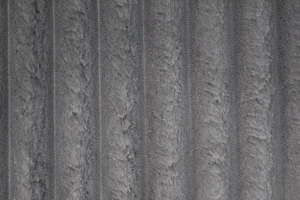 English Elm Sofa Smoke Fur-Like Corduroy 3PC Motion Set w Console & Manual Recliners — Plush Modern Comfort B011S01730