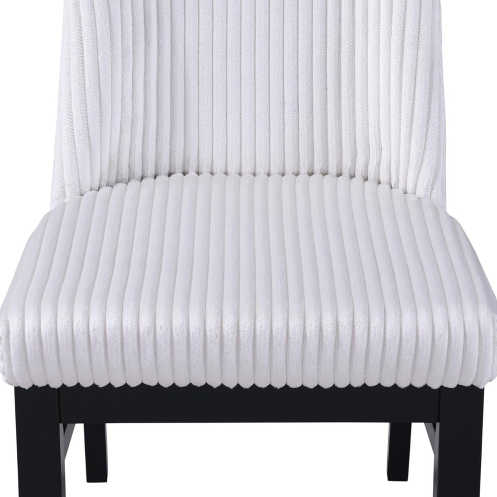 English Elm Haly Upholstered Dining Side Chairs Set of 2 Tapered Legs Contemporary Seating B056P417080