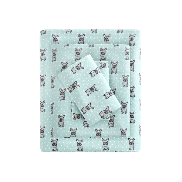 JLA Home True North by Sleep Philosophy - Printed Flannel Sheet Set – Ultra-Soft 100% Cotton, OEKO-TEX Certified, Warm Brushed Prints, Durable Care TN20-0226