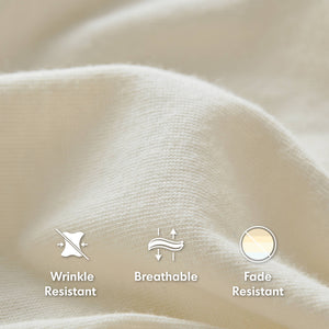 English Elm Cotton Blend Jersey Knit Sheet Set For Full Mattresses - Cozy All-Season Comfort & Easy Care! B035P294166