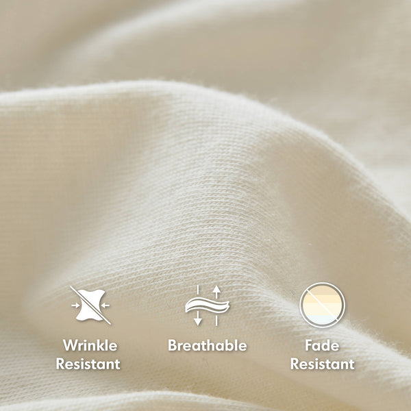 English Elm Cotton Blend Jersey Knit Sheet Set For Full Mattresses - Cozy All-Season Comfort & Easy Care! B035P294166