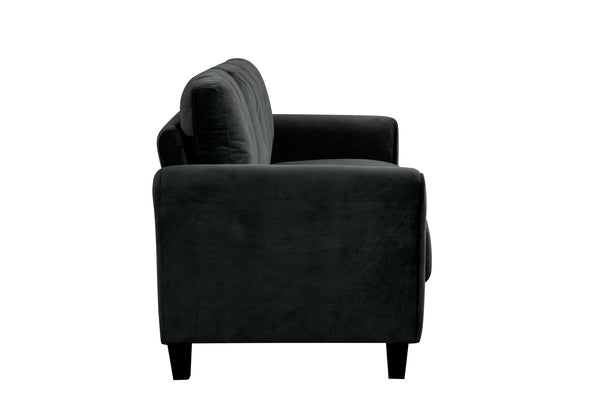English Elm Couch Velvet Loveseat For Small Spaces – Modern Comfort & Style For Living Room, Office, Bedroom W2121P307534
