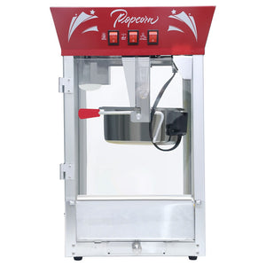 English Elm Commercial Popcorn Popper 12oz Stainless Kettle Tempered Glass Warming Deck Party Theater Red W2841P218164