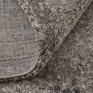 Feizy Rugs Skyview Abstract Plush Polypropylene Area Rug - Modern Distressed Design For Home Elegance & Style Gray,Black,Taupe Polypropylene Skv39qcfgry000g00