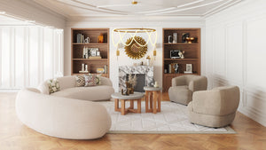 Zuo Modern Wiber Ceiling Lamp - Modern Brass Design With Flexible Led Tube For Versatile Illumination & Style Brass Steel,Silicone 56166-zuo-modern