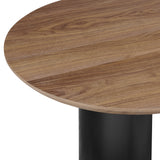 New Pacific Direct Conway 86.5" Oval Dining Table Walnut 86.5 x 43.5 x 30