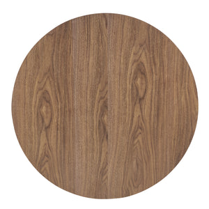 New Pacific Direct Mackenzie 47" Round Dining Table Walnut 47 x 47 x 30