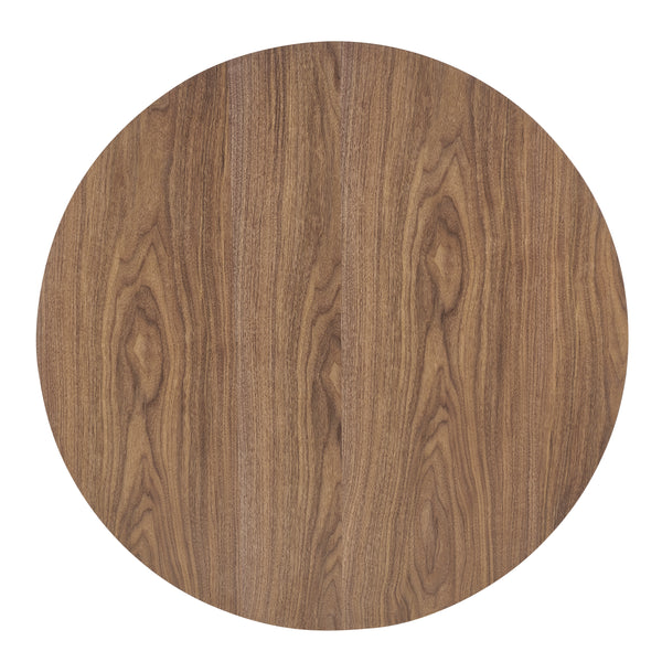 New Pacific Direct Mackenzie 47" Round Dining Table Walnut 47 x 47 x 30