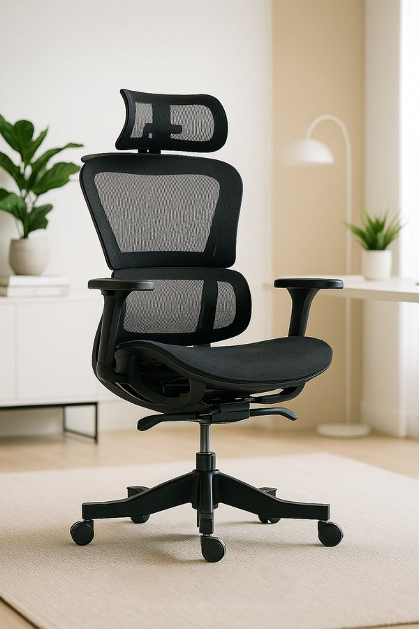 English Elm High Back Breathable Mesh Office Chair with Reclining Support and 3d Adjustable Arms W3326P330178