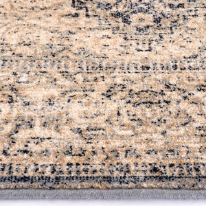 Capel Rugs Avery-tabriz Vintage-inspired Area Rug In Earthy Tones – Luxurious 100% New Zealand Wool Design Indigo Sand, Ivory 100% New Zealand Wool 3402rs03110506410