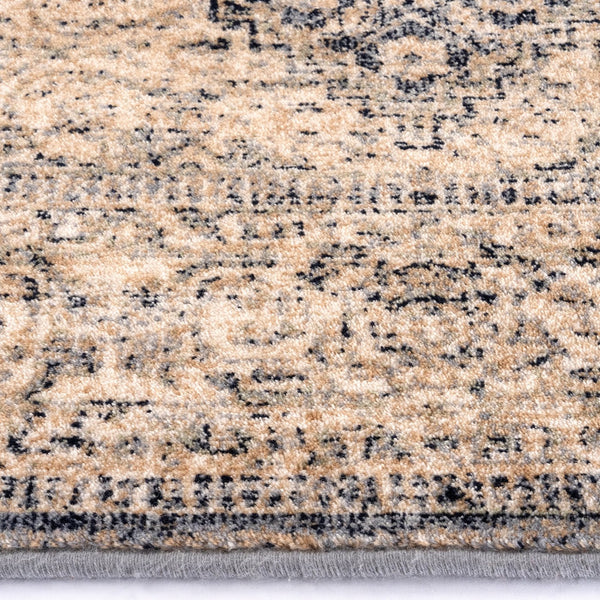 Capel Rugs Avery-tabriz Vintage-inspired Area Rug In Earthy Tones – Luxurious 100% New Zealand Wool Design Indigo Sand, Ivory 100% New Zealand Wool 3402rs03110506410