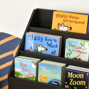 English Elm HOMCOM Kids Bookcase with Drawer & Anti-Tip Design, 3-Tier Shelf Organizer for Toys & Books Brown W2225P217319