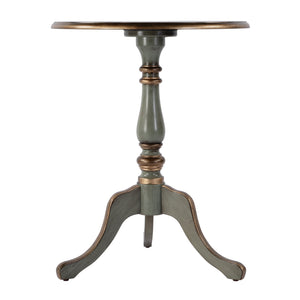 Butler Specialty Company Colbert 22" Round Wood Game Table - Stylish Accent For Family Fun Nights Green Rubberwood,Mdf,Cherry And Maple Veneers 3405482-butler