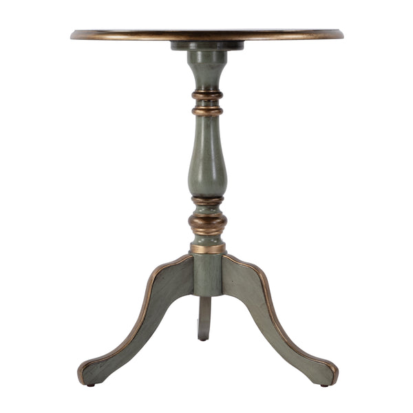 Butler Specialty Company Colbert 22" Round Wood Game Table - Stylish Accent For Family Fun Nights Green Rubberwood,Mdf,Cherry And Maple Veneers 3405482-butler