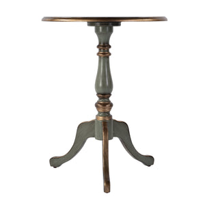 Butler Specialty Company Colbert 22" Round Wood Game Table - Stylish Accent For Family Fun Nights Green Rubberwood,Mdf,Cherry And Maple Veneers 3405482-butler