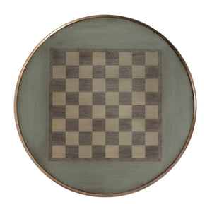 Butler Specialty Company Colbert 22" Round Wood Game Table - Stylish Accent For Family Fun Nights Green Rubberwood,Mdf,Cherry And Maple Veneers 3405482-butler