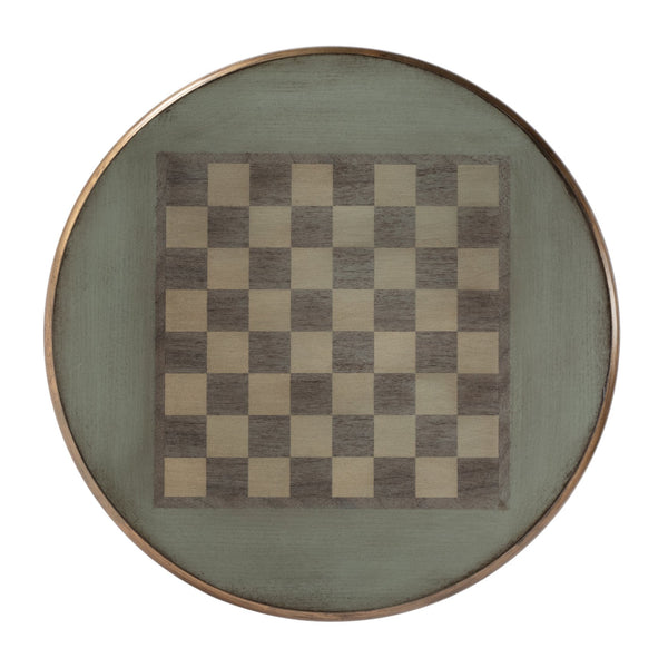 Butler Specialty Company Colbert 22" Round Wood Game Table - Stylish Accent For Family Fun Nights Green Rubberwood,Mdf,Cherry And Maple Veneers 3405482-butler