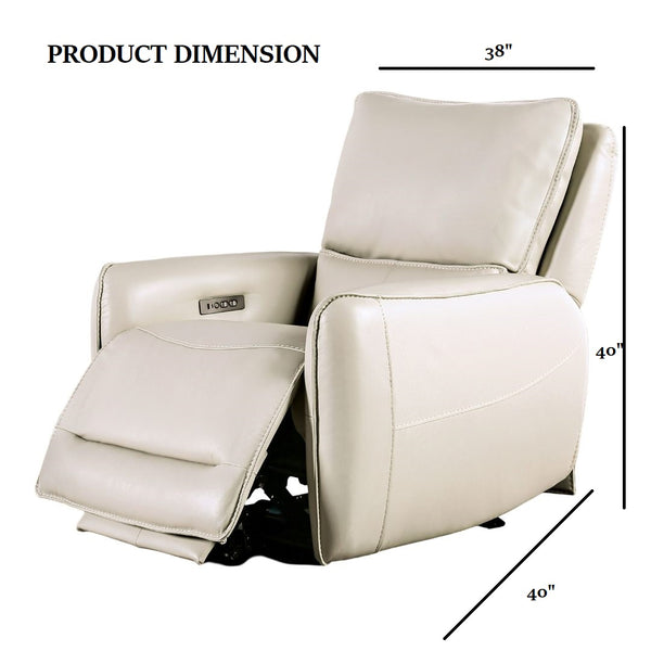 English Elm Transitional Multi-Function Glider Recliner with Channel Back, Cup Holders, Hidden Storage, Upholstered Comfort Beige 40 L x 34 W x 30 H B2741P387647