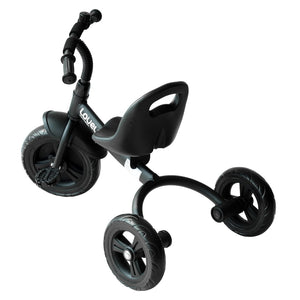 English Elm Qaba Steel Frame Kids Tricycle with Bell Eva Wheels and Ergonomic Seat for Indoor Outdoor W2225P200413