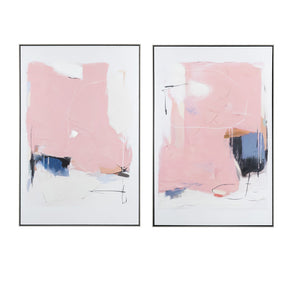 Crestview Collection Pink Bliss Wall Decor - Elegant Crestview Design - Stunning China Art For Your Home Aesthetic   Cvtop3427