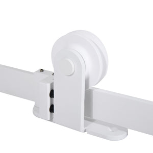 English Elm Rustic Carbon Steel Sliding Door Hardware Kit for Farmhouse and Loft Interiors T3971P384153