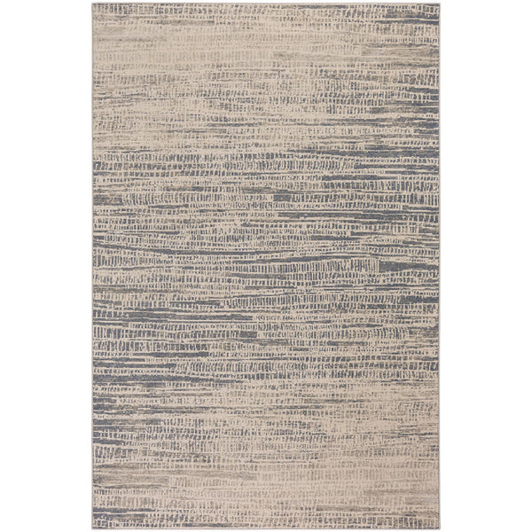 Capel Rugs Metropolis-skyline Wool Area Rug - Urban Chic Design For Modern Living Spaces And Interiors Cream, Blue 100% Nz Wool 3412rs06070910640