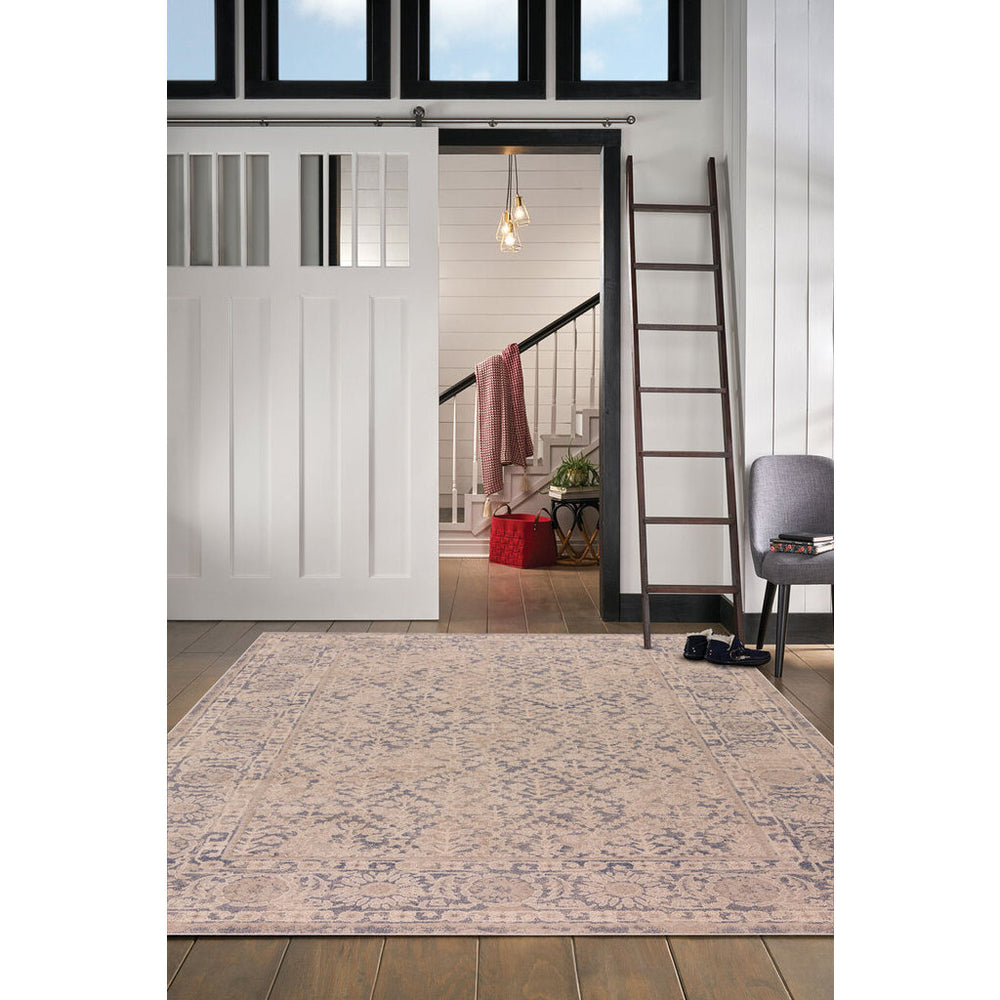 Capel Rugs Metropolis-terrace Urban Chic Wool Rug - Elevate Your Space With Stunning City-inspired Design Mist, Blue 100% Nz Wool 3413rs03110506730