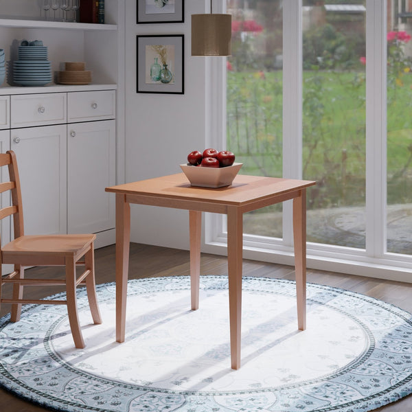 Winsome Wood Groveland Square Dining Table In Light Oak – Compact, Stylish Design Perfect For Small Spaces & More! Light Oak Solid Wood 34130-winsome-wood