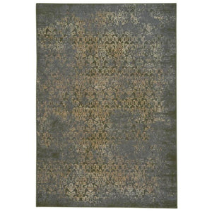 Capel Rugs Metropolis-victoria Urban Chic Area Rug - Luxurious New Zealand Wool, Perfect For Modern Spaces Woodland Green, Gold 100% Nz Wool 3414rs06070910250