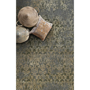 Capel Rugs Metropolis-victoria Urban Chic Area Rug - Luxurious New Zealand Wool, Perfect For Modern Spaces Woodland Green, Gold 100% Nz Wool 3414rs06070910250