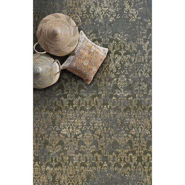 Capel Rugs Metropolis-victoria Urban Chic Area Rug - Luxurious New Zealand Wool, Perfect For Modern Spaces Woodland Green, Gold 100% Nz Wool 3414rs06070910250