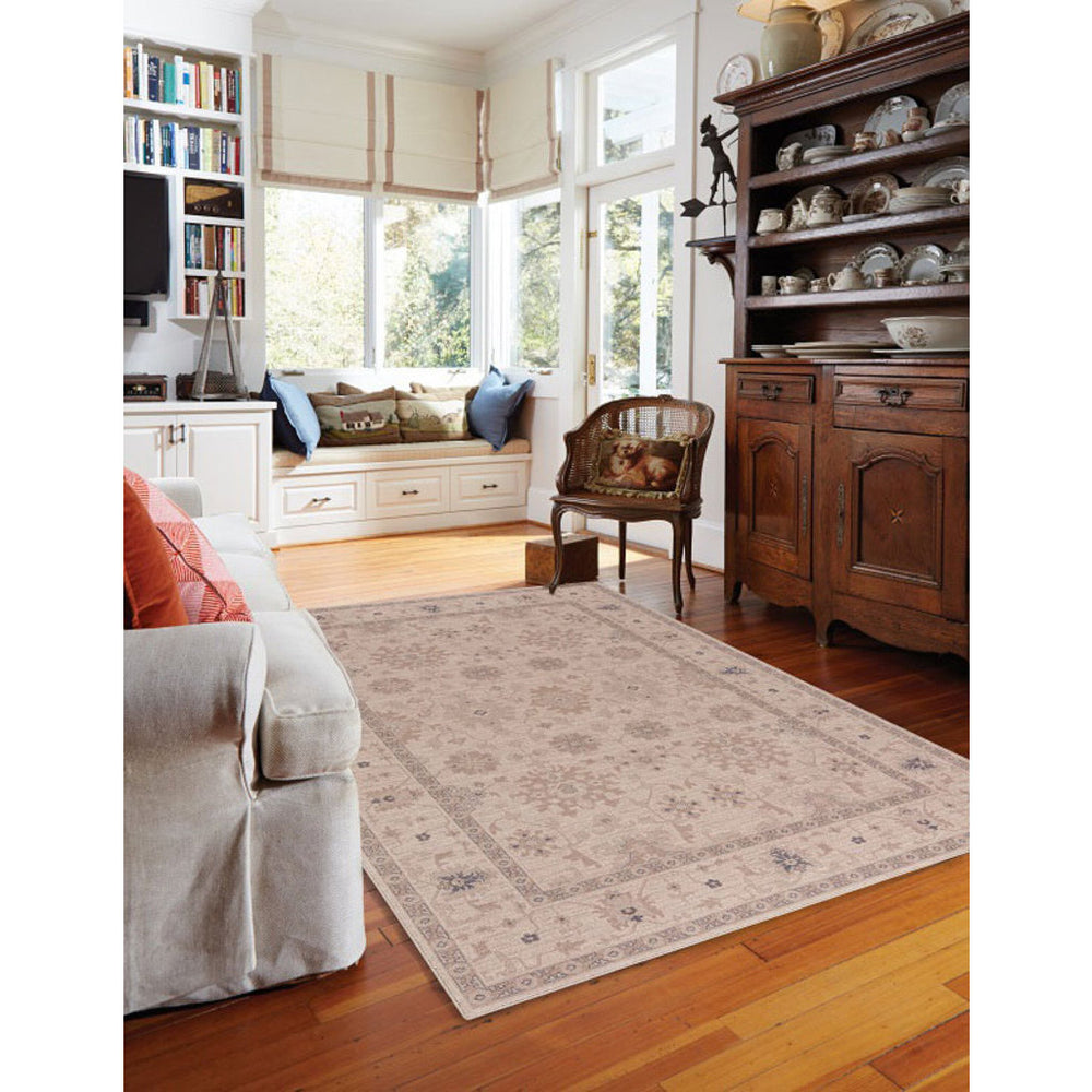 Capel Rugs Metropolis-ushak Urban Chic Area Rug - Exquisite New Zealand Wool For Modern Interior Designs Bisque 100% Nz Wool 3415rs07101100600