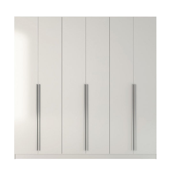 Eldridge Freestanding Wardrobe in White 34184 Manhattan Comfort
