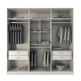 Eldridge Freestanding Wardrobe in White 34184 Manhattan Comfort