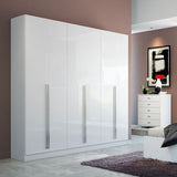 Eldridge Freestanding Wardrobe in White 34184 Manhattan Comfort