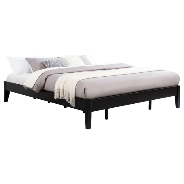 English Elm Hounslow Black Eastern King Platform Bed - Stylish Low-Profile Design For Ultimate Comfort & Durability B062S01218