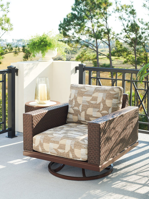 Lexington Tommy Bahama Outdoor 3420-11sw-40 Abaco Swivel Lounge Chair - Elegant Outdoor Seating With Sophisticated Design & Comfort  Wood 3420-11sw-40