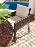 Lexington Tommy Bahama Outdoor 3420-13-40 Abaco Dining Arm Chair: Elegant Contemporary Design With All-weather Durability And Style  Wood 3420-13-40